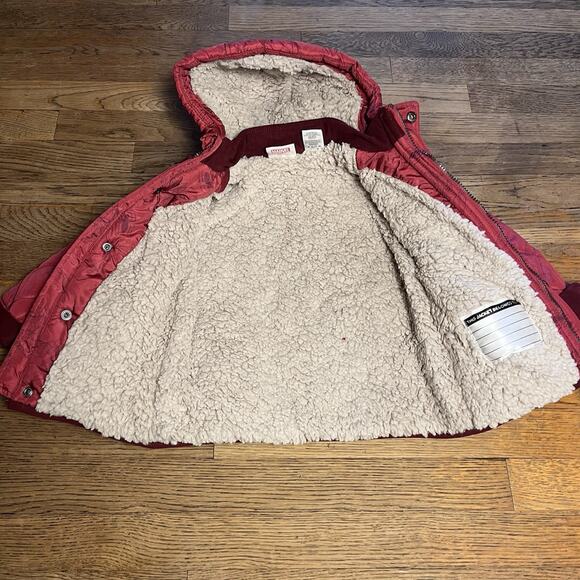 Marvel Spiderman Boys Coat 3T Hoodie Jacket Red Zip Plush Fleece Faux Fur $50 - Picture 4 of 16